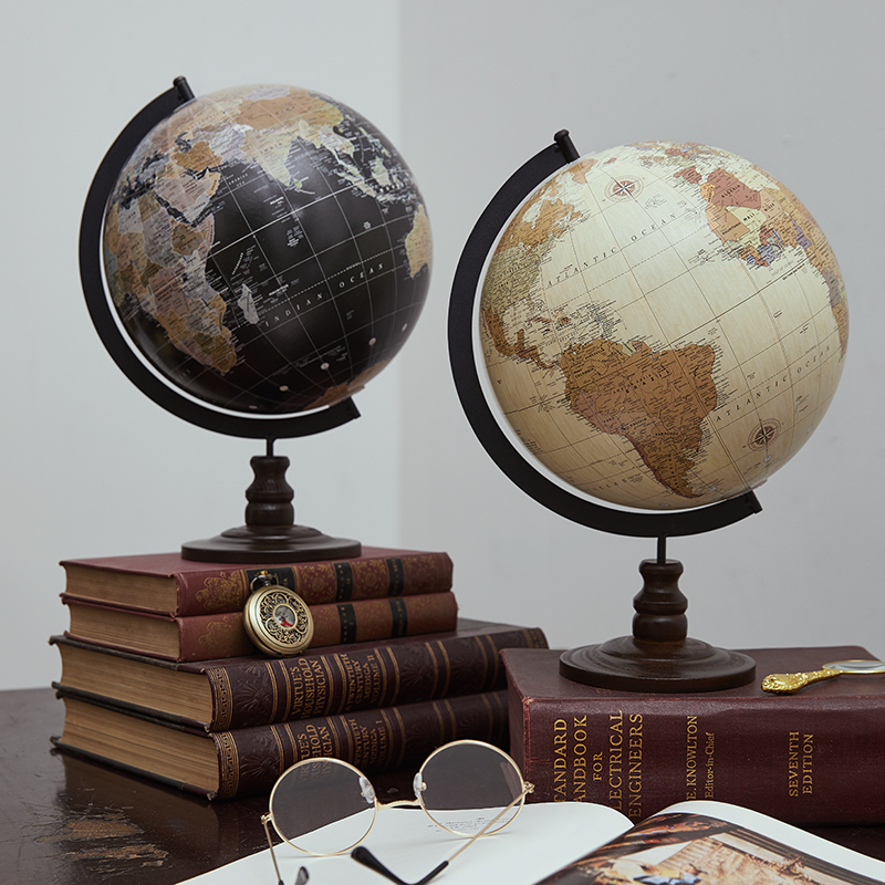 Office Furniture Loft - World Globo Mapa vintage european globe