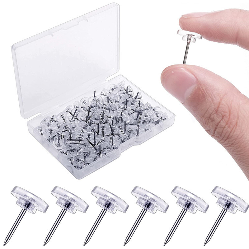 50pcs/box Plastic Clear Push P - огляд і ціна Office Furniture Online
