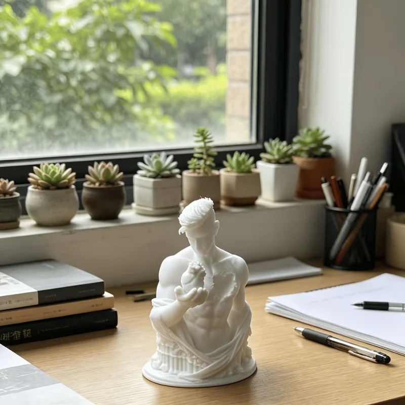 Broken Chest Male Bust Figurin - огляд і ціна Office Furniture Hon