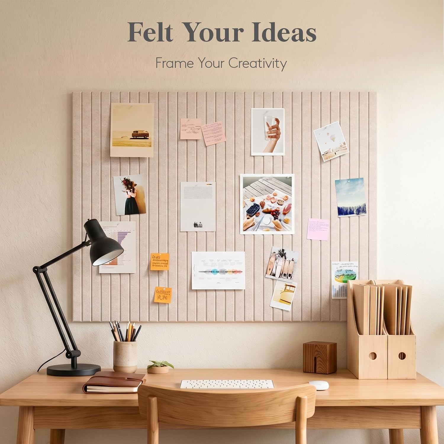6 PCS Felt Wall Tiles, Cork Bu - огляд і ціна Office Furniture Online