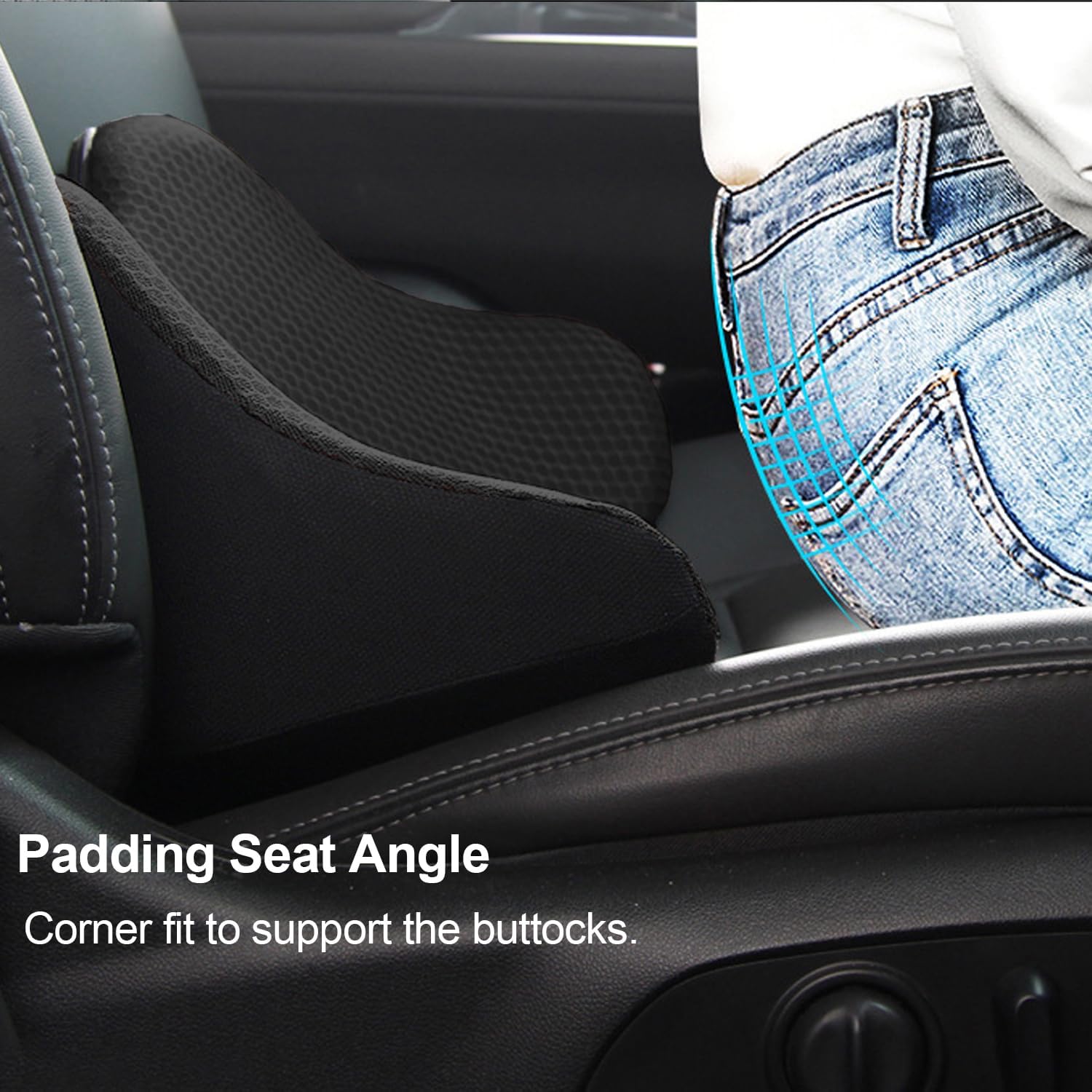 1pcs Memory Foam Travel Car Ba - огляд і ціна Visitor Chair Padded