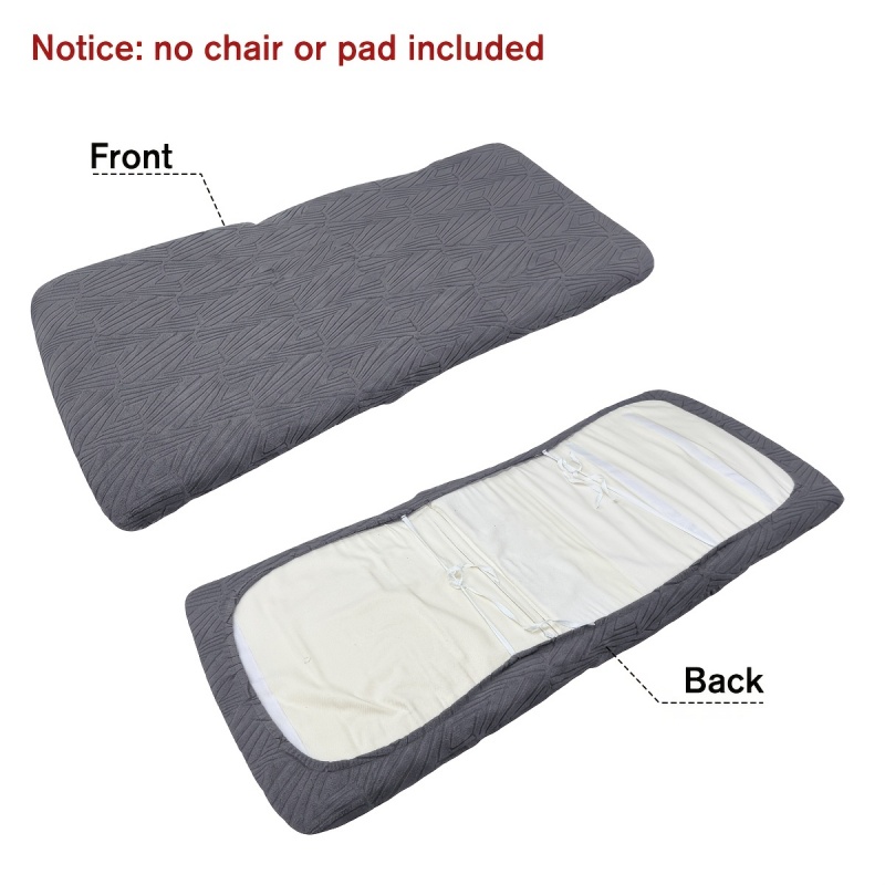 1PC Jacquard Chair Pad Slipcov - огляд і ціна Visitor Chair Padded