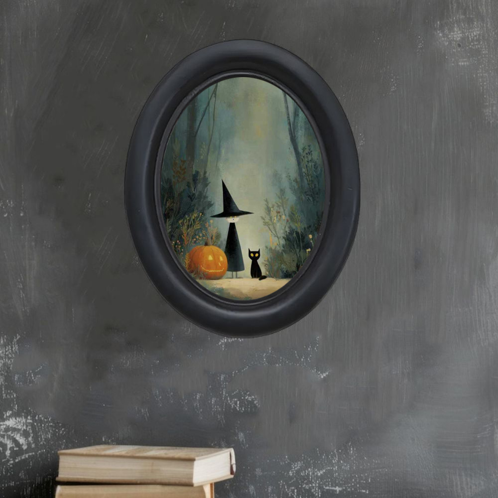 A 3D Vintage Halloween Witch a - огляд і ціна Office Furniture And Design