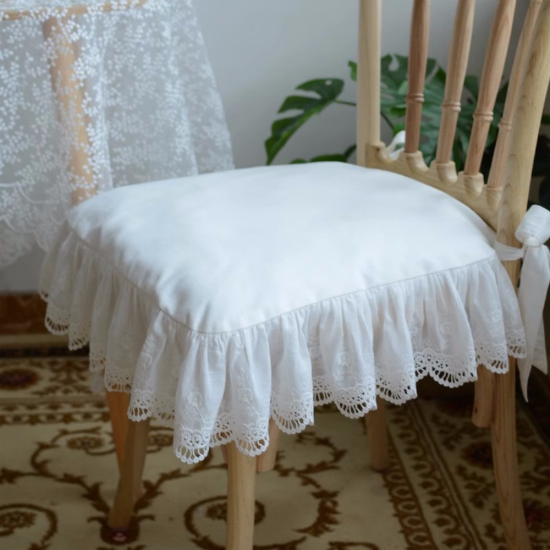 European Style White Lace Embr - огляд і ціна Visitor Chair Padded