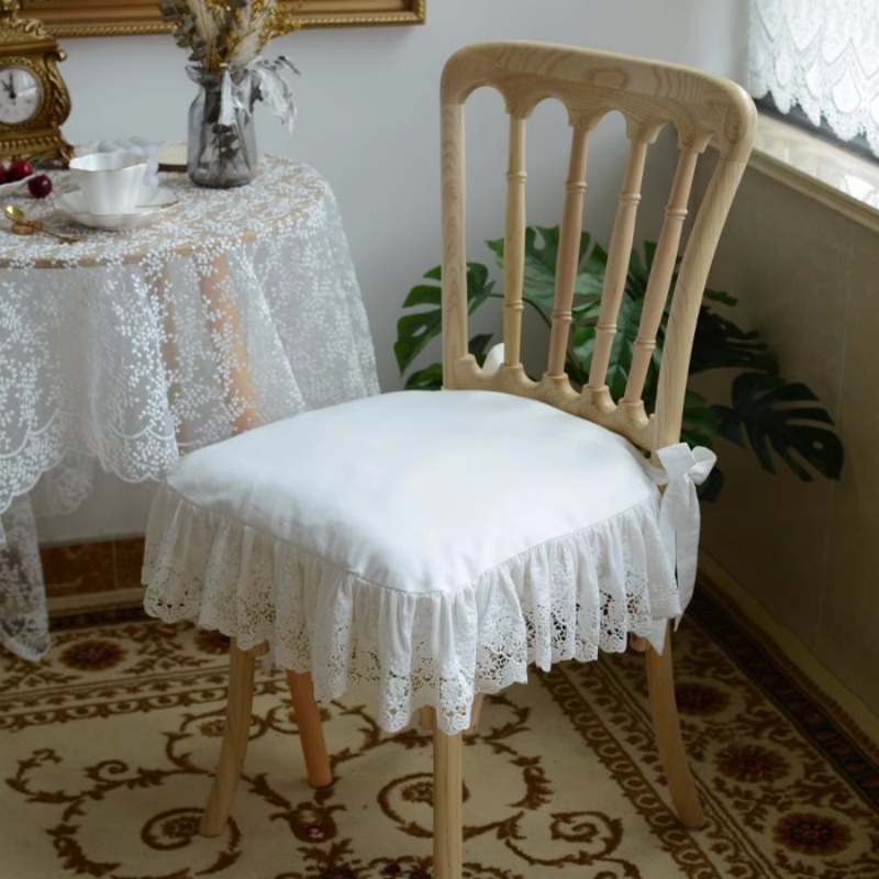 European Style White Lace Embr - огляд і ціна Visitor Chair Padded