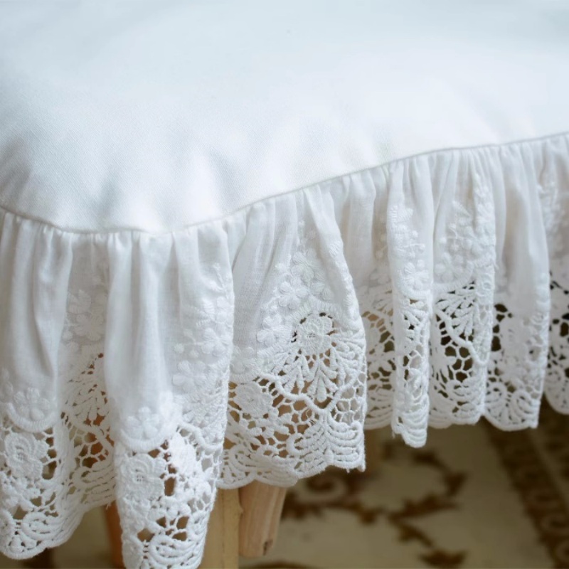 European Style White Lace Embr - огляд і ціна Visitor Chair Padded