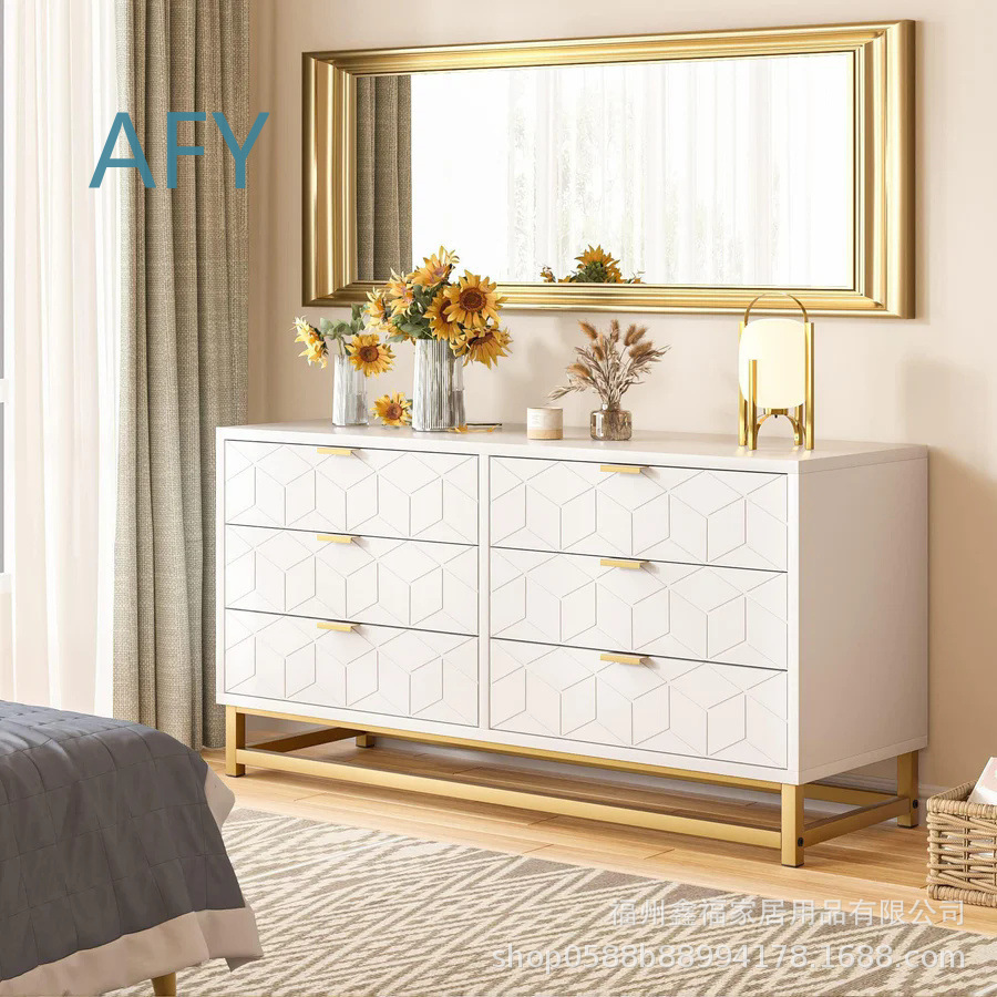 New Custom Wooden Six Drawer D - огляд і ціна Office Furniture Ikea