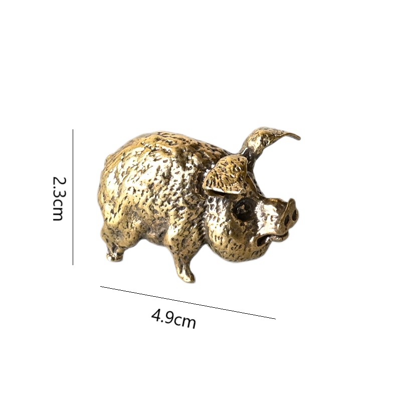 Vintage Brass Pig Small Orname - огляд і ціна Office Furniture Loft