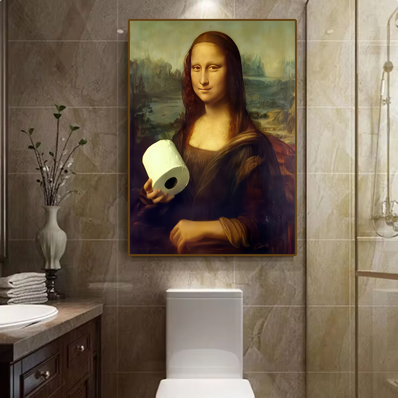 1pc Funny Abstract Bathroom To - огляд і ціна Office Furniture And Design