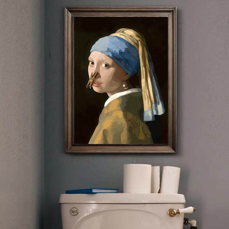 1pc Funny Abstract Bathroom To - огляд і ціна Office Furniture And Design
