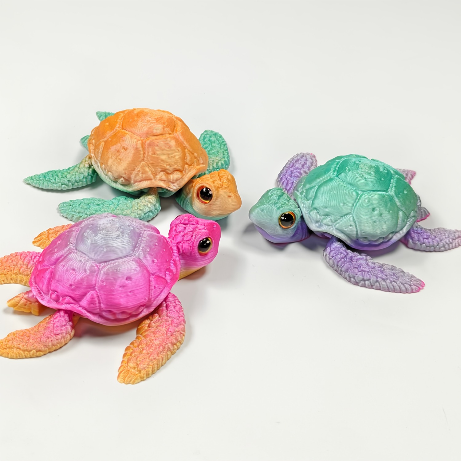 3D Printed Colorful Sea Turtle - огляд і ціна Office Furniture Online