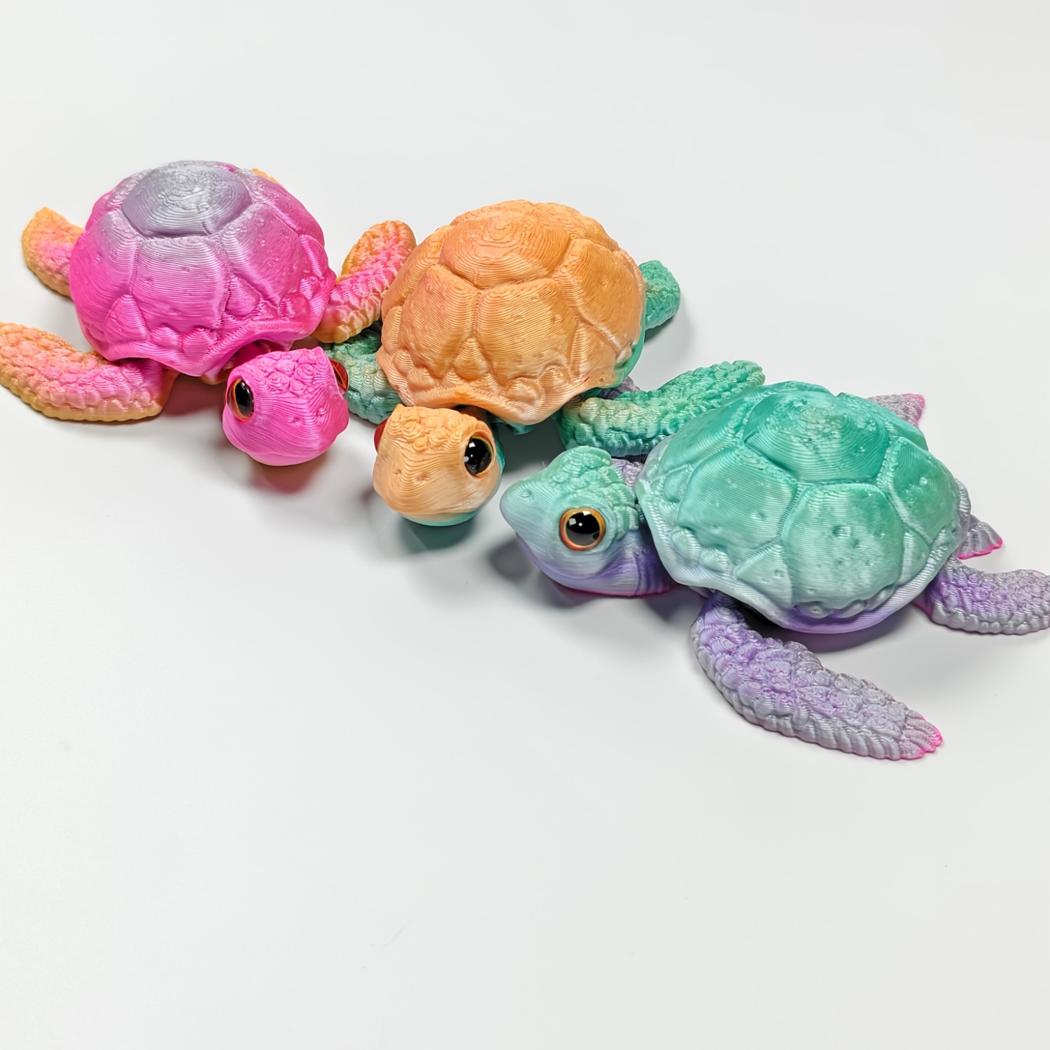 3D Printed Colorful Sea Turtle - огляд і ціна Office Furniture Online