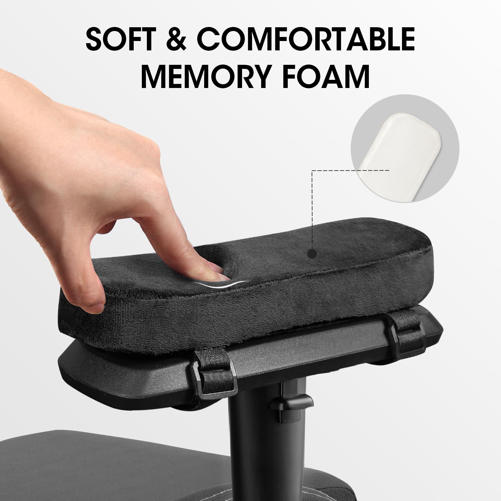 2/4/8PCS Chair Armrest Pads Me - огляд і ціна Visitor Chair Padded